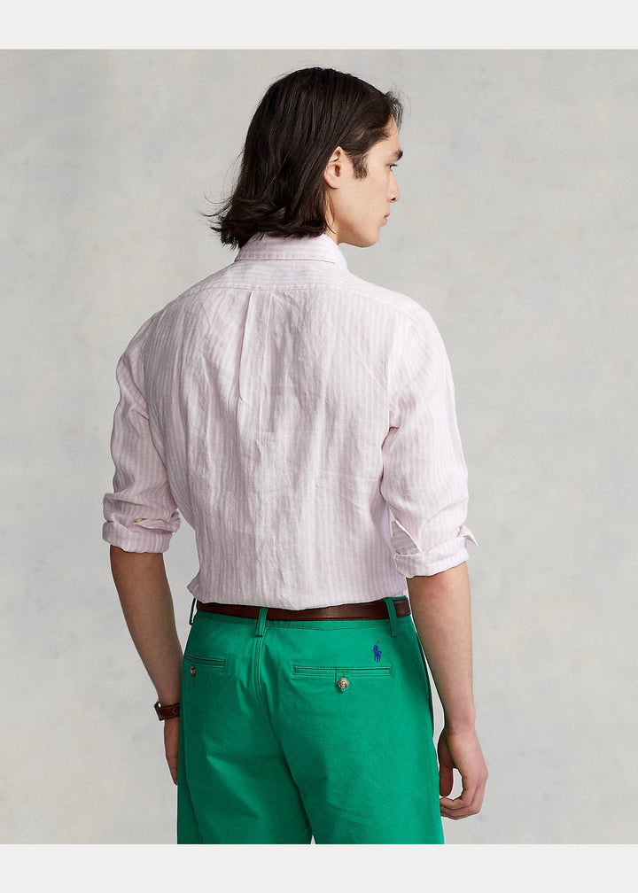 Polo Ralph Lauren - Chemise rayée ajustée en lin - Lothaire