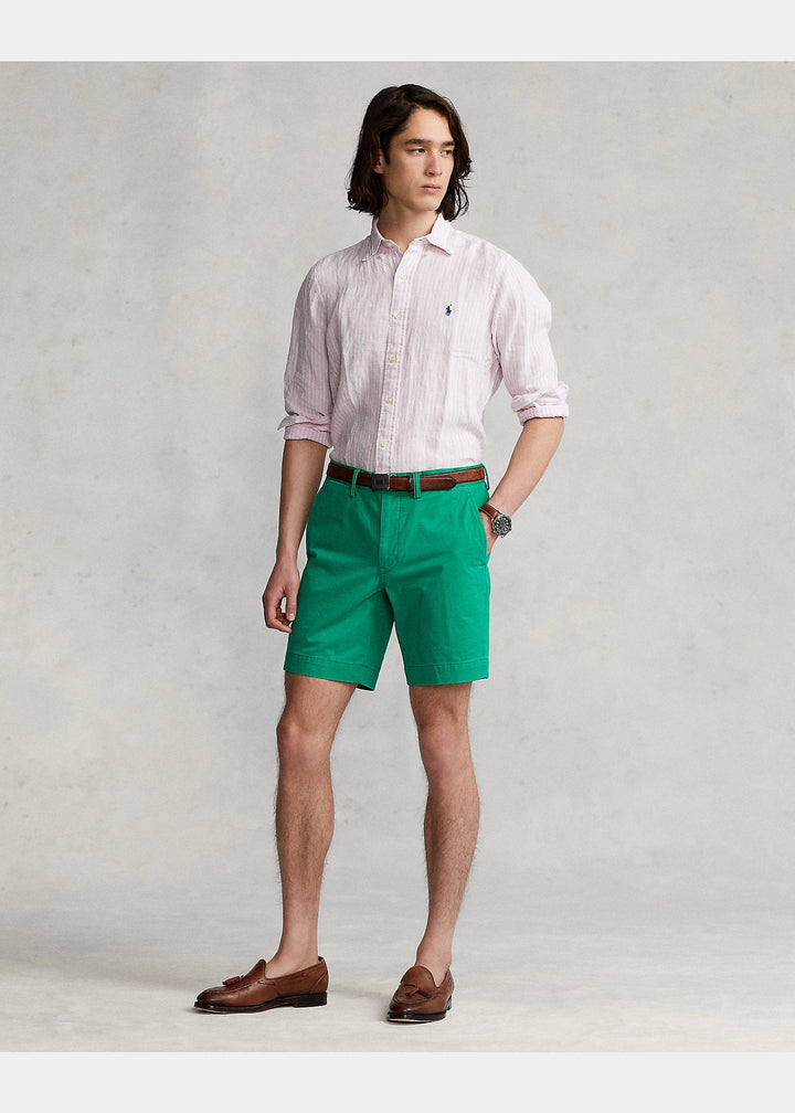 Polo Ralph Lauren - Chemise rayée ajustée en lin - Lothaire