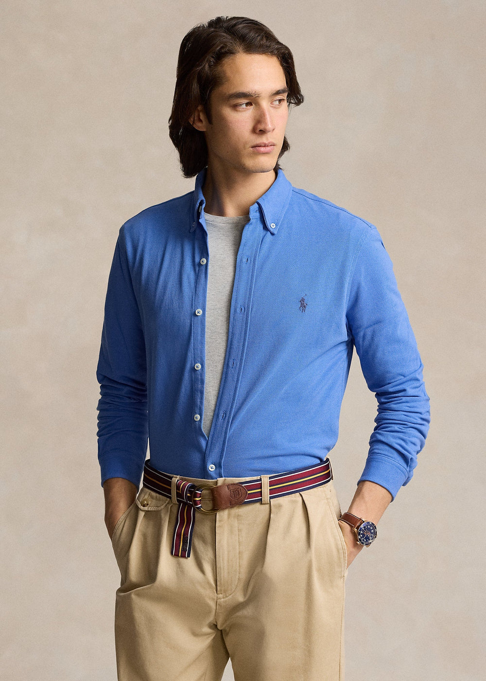 Polo Ralph Lauren - Chemise ultra légère en coton piqué C7952 - Lothaire