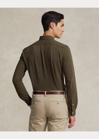 Polo Ralph Lauren - Chemise ultra légère en coton piqué Olive - Lothaire