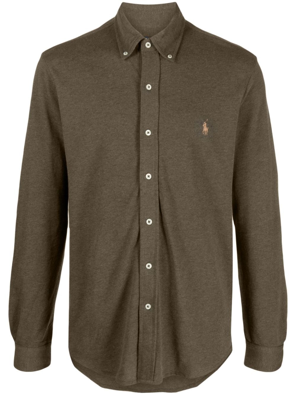 Polo Ralph Lauren - Chemise ultra légère en coton piqué Olive - Lothaire