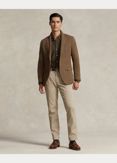 Polo Ralph Lauren - Chemise ultra légère en coton piqué Olive - Lothaire