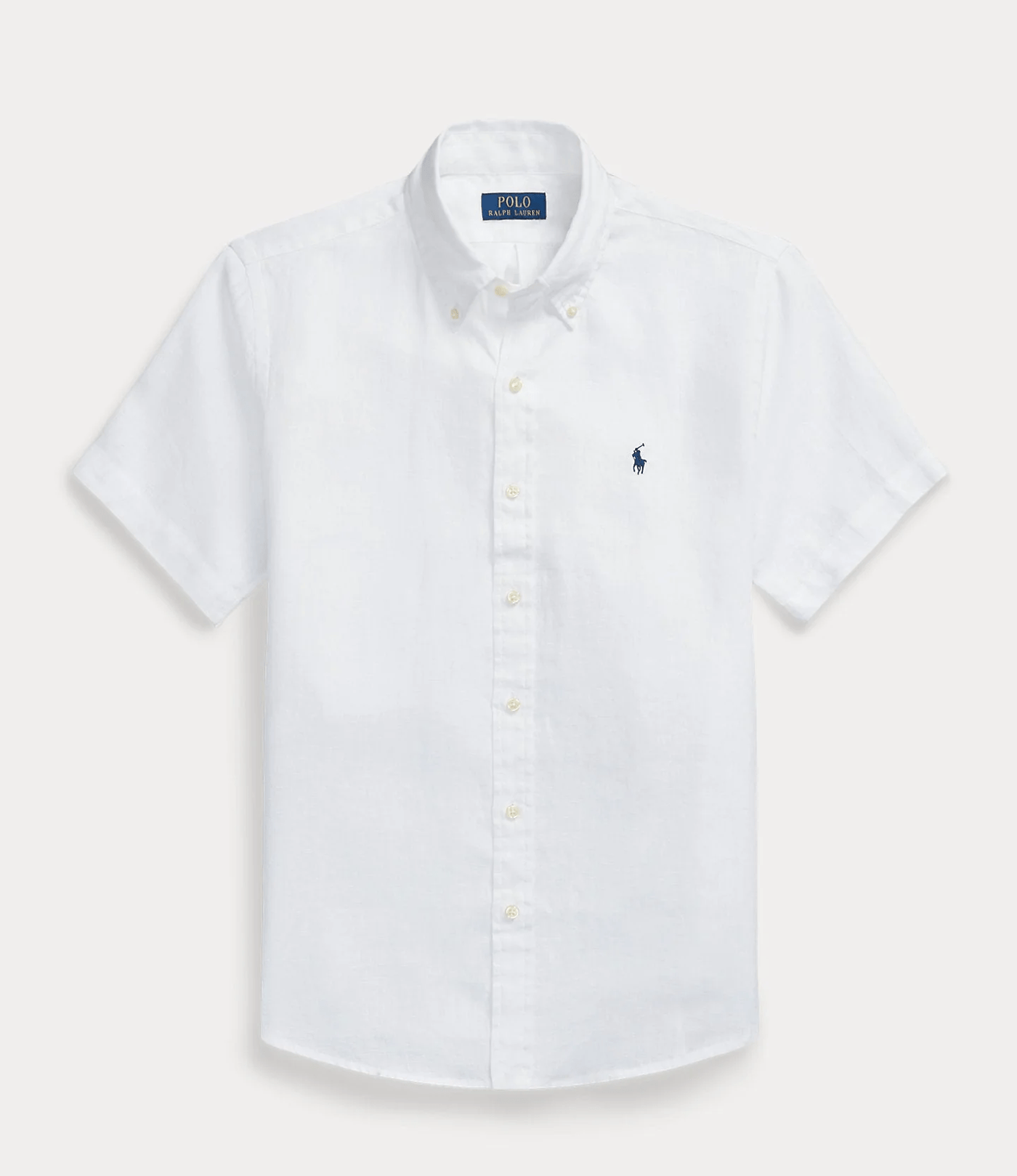 Polo Ralph Lauren - Chemise white ajustée en lin - Lothaire
