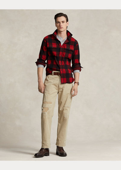 Polo Ralph Lauren Chemise workwear en maille écossaise - Lothaire