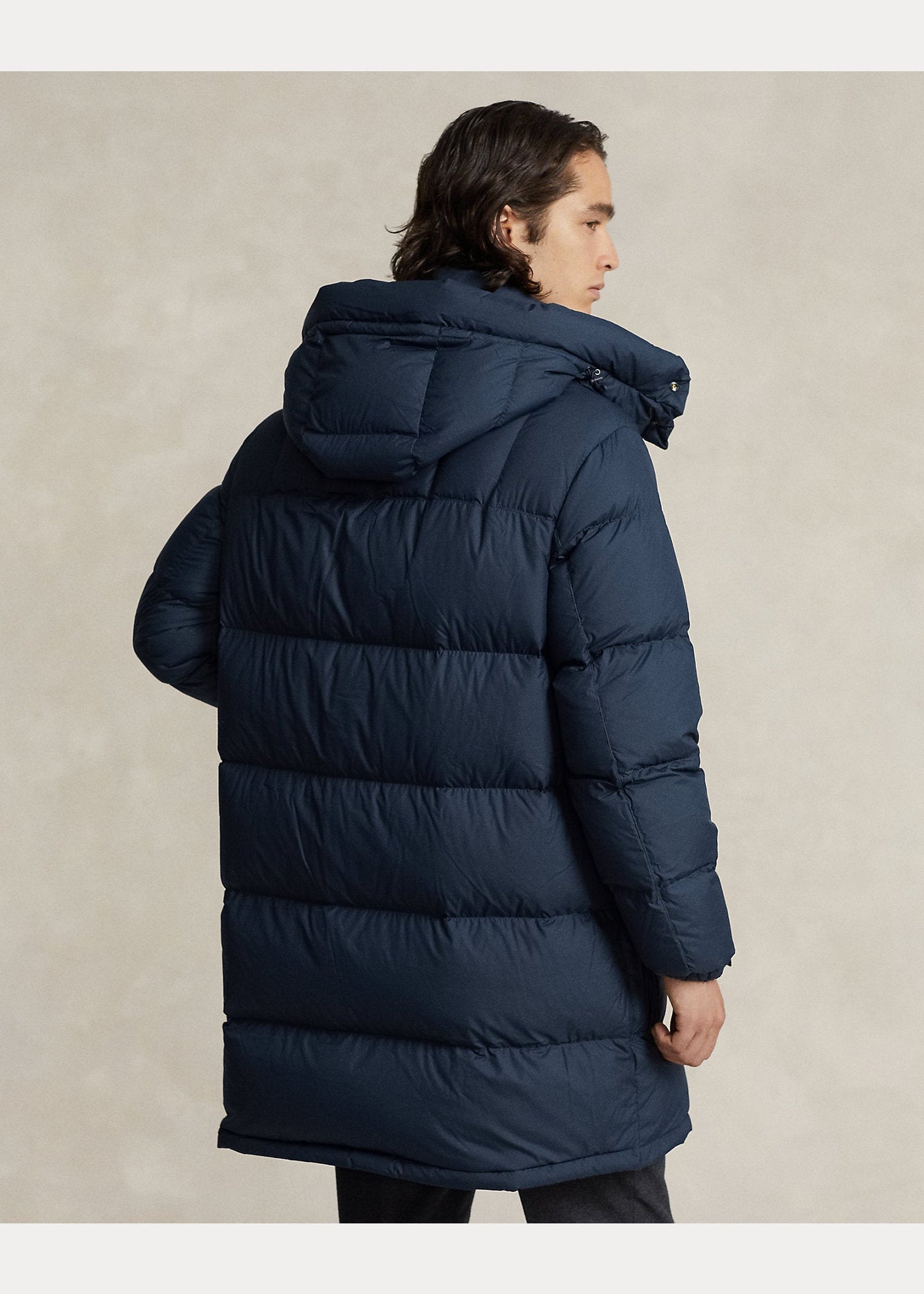 Polo Ralph Lauren Doudoune à capuche hydrofuge Marine - Lothaire
