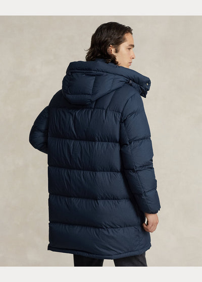 Polo Ralph Lauren Doudoune à capuche hydrofuge Marine - Lothaire