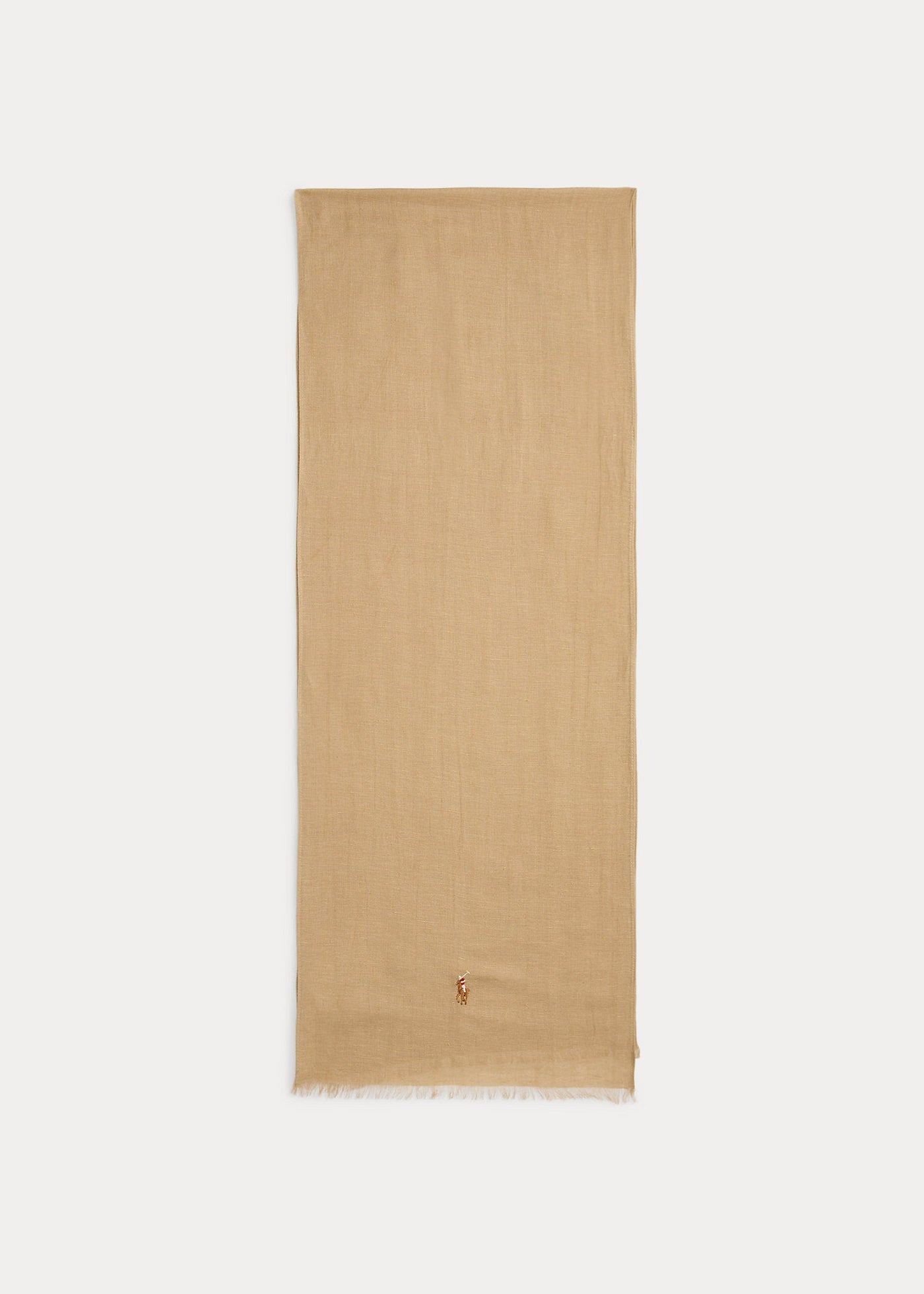 Polo Ralph Lauren - Écharpe beige délavée en lin mélangé - Lothaire
