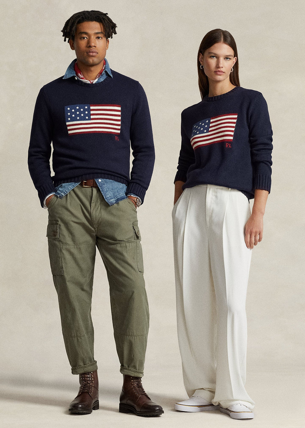 Polo Ralph Lauren - Le pull à drapeau emblématique - Lothaire