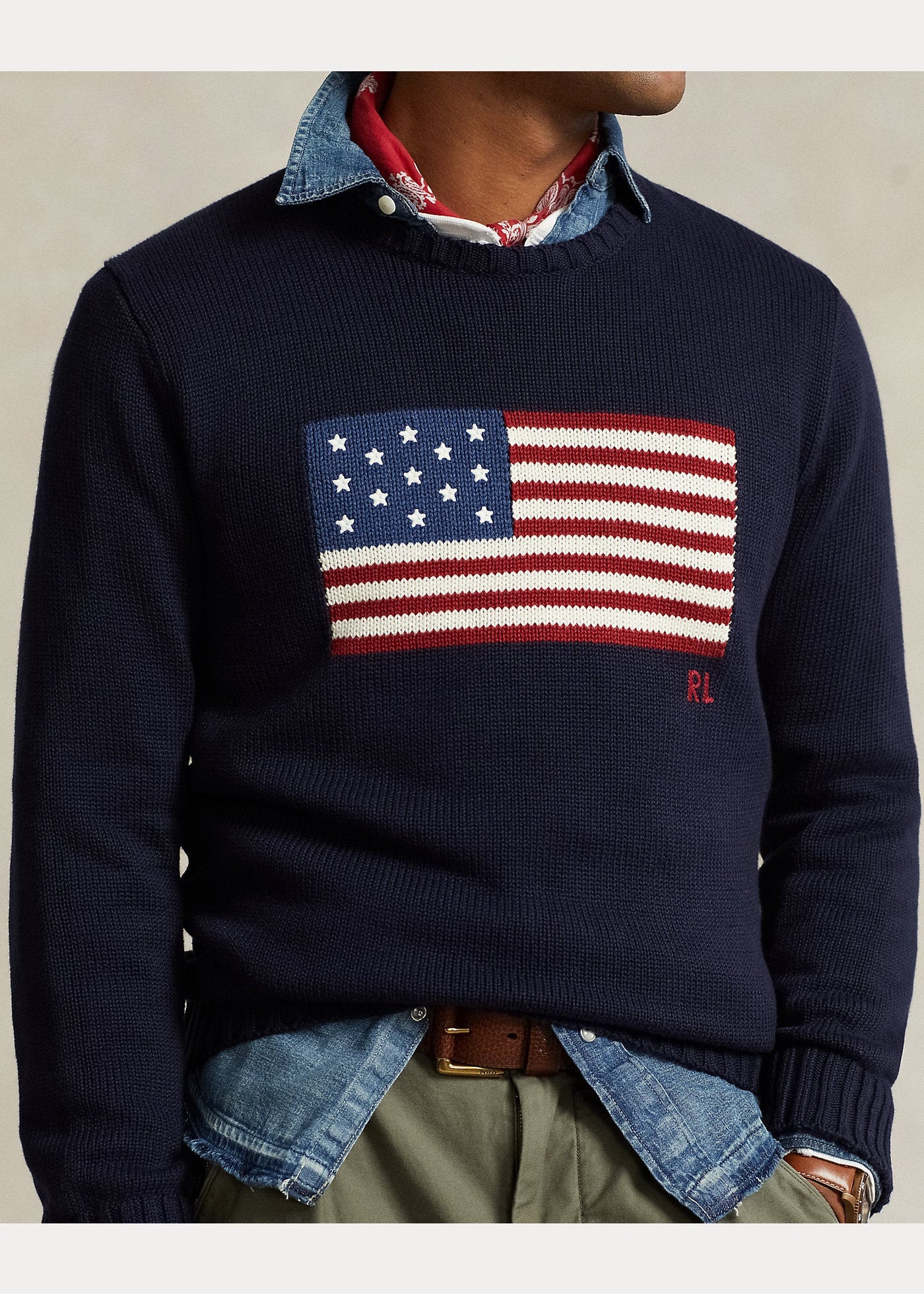 Polo Ralph Lauren - Le pull à drapeau emblématique - Lothaire