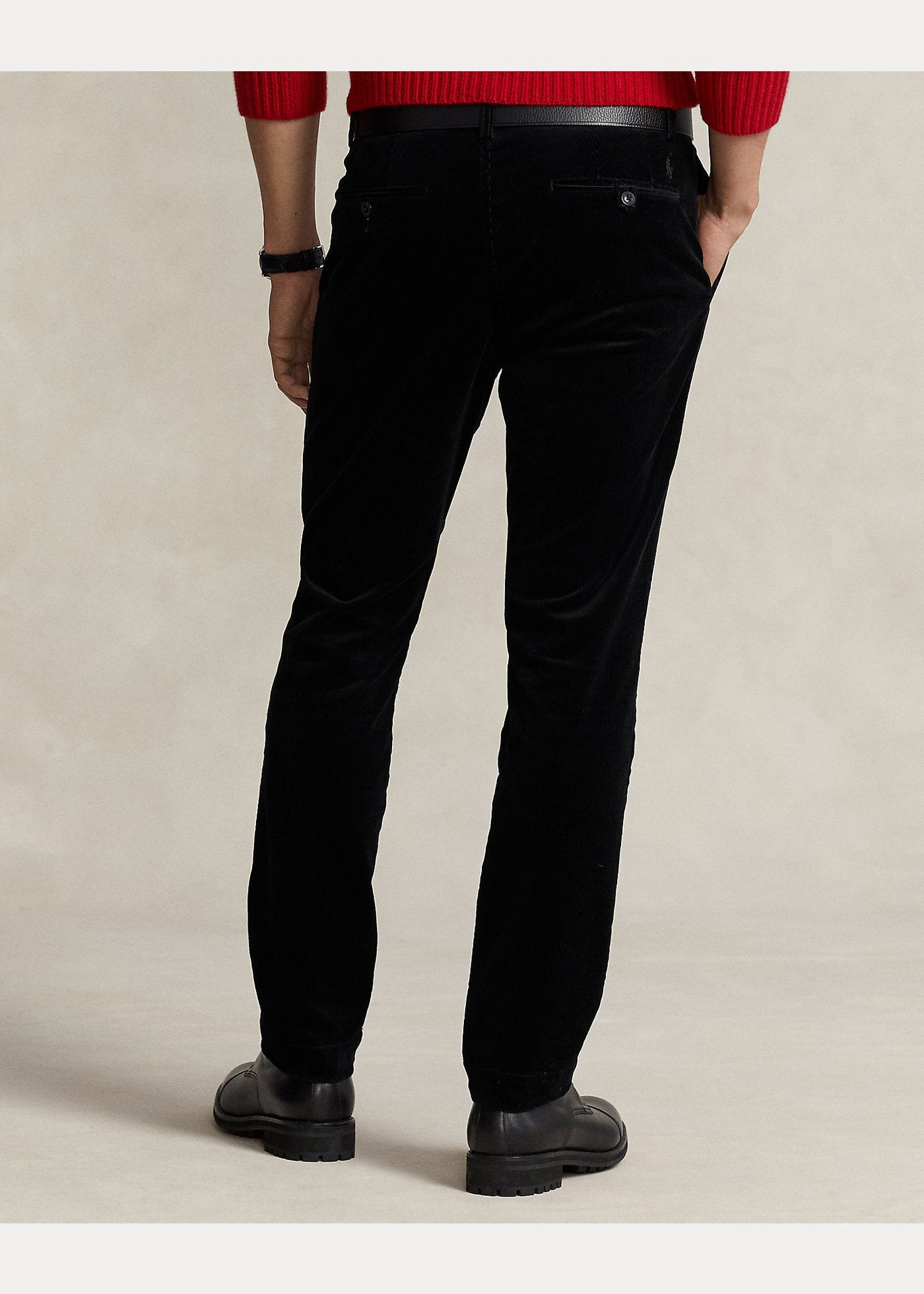 Polo Ralph Lauren Pantalon Black slim en velours côtelé - Lothaire