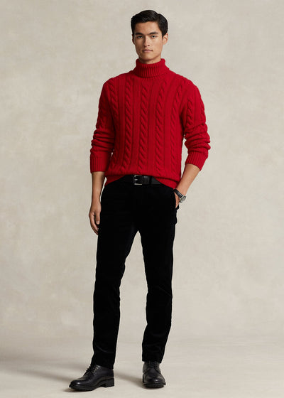 Polo Ralph Lauren Pantalon Black slim en velours côtelé - Lothaire