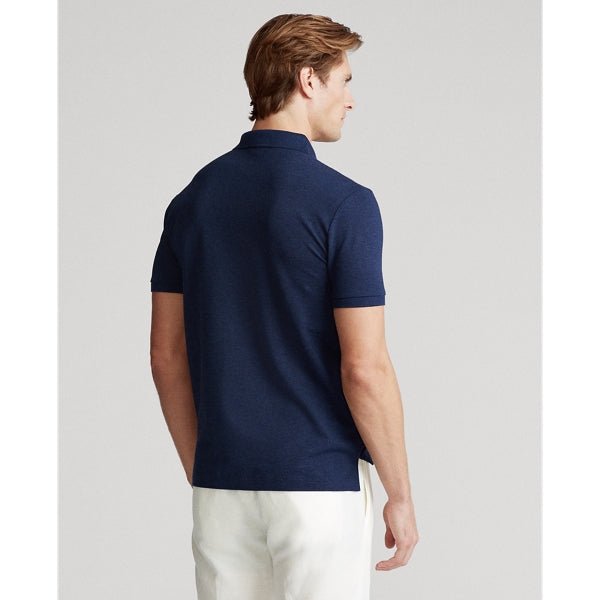 Polo Ralph Lauren Polo cintré en coton piqué stretch Navy - Lothaire boutiques