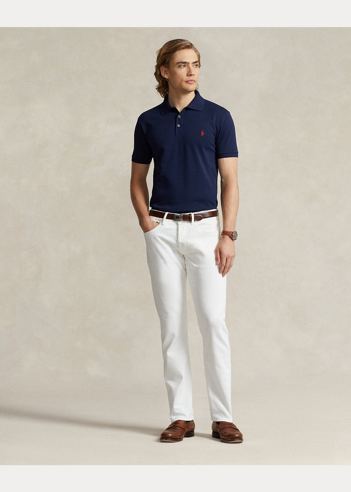 Polo Ralph Lauren - Polo cintré en coton piqué stretch Refined navy - Lothaire