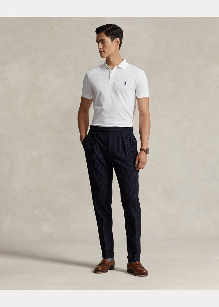 Polo Ralph Lauren - Polo white cintré en coton piqué stretch - Lothaire
