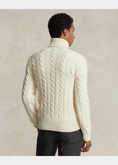 Polo Ralph Lauren Pull torsadé en laine et cachemire - Lothaire