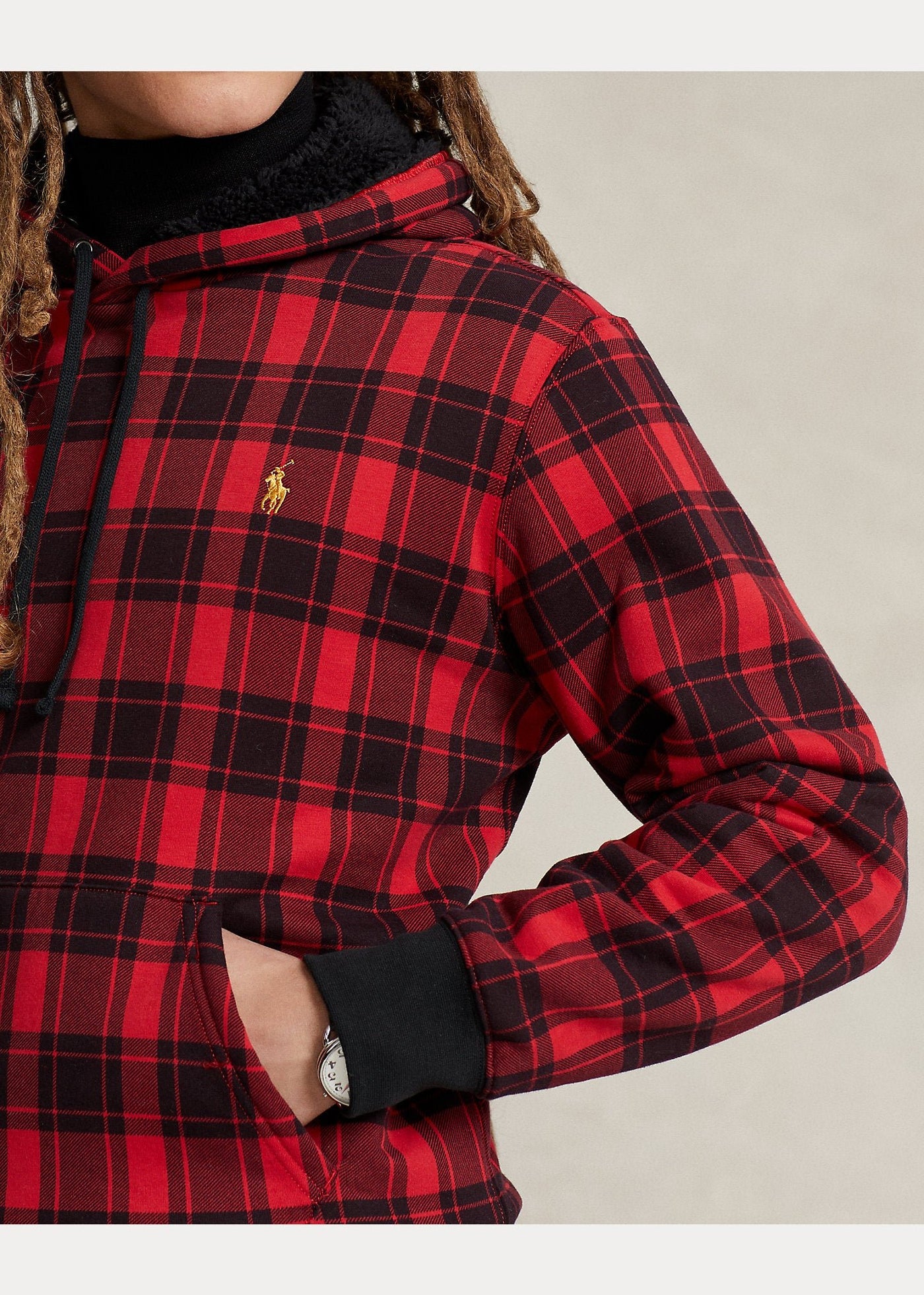 Polo Ralph Lauren Sweat à capuche écossais en molleton - Lothaire