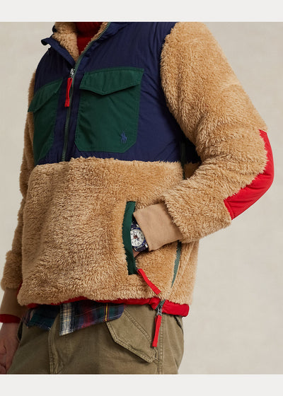 Polo Ralph Lauren Sweat à capuche hybride Camel - Lothaire