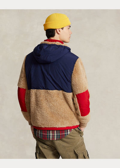 Polo Ralph Lauren Sweat à capuche hybride Camel - Lothaire