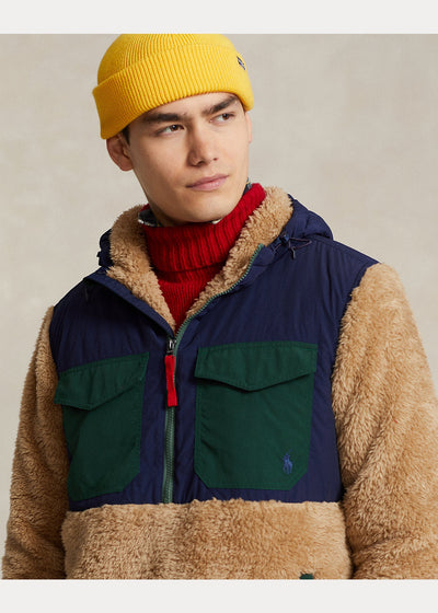 Polo Ralph Lauren Sweat à capuche hybride Camel - Lothaire