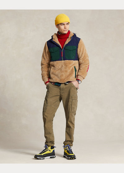Polo Ralph Lauren Sweat à capuche hybride Camel - Lothaire