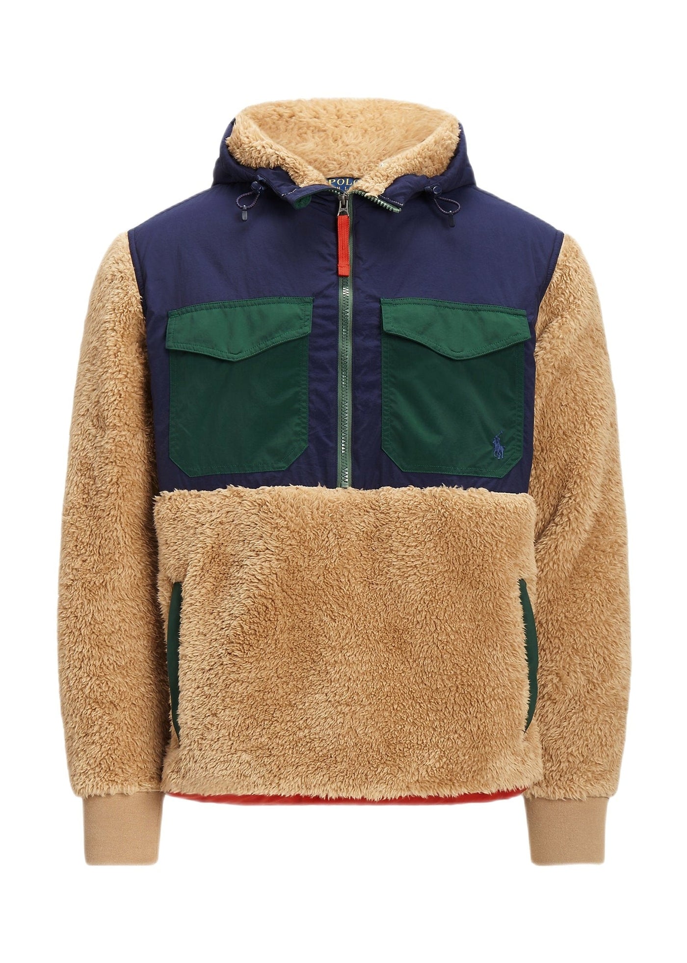 Polo Ralph Lauren Sweat à capuche hybride Camel - Lothaire