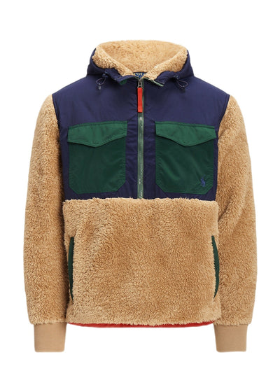 Polo Ralph Lauren Sweat à capuche hybride Camel - Lothaire