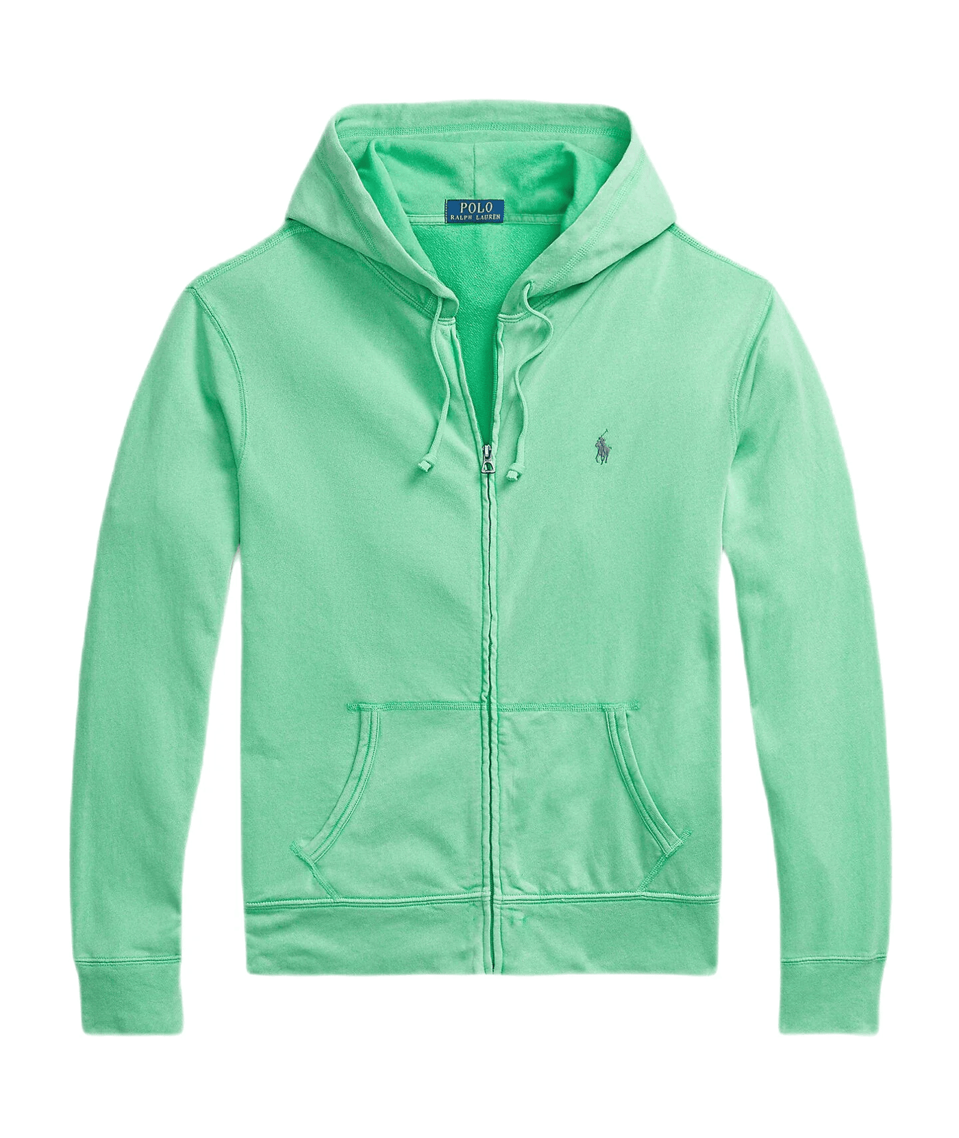 Polo Ralph Lauren - Sweat à capuche vert zippé coton éponge spa - Lothaire
