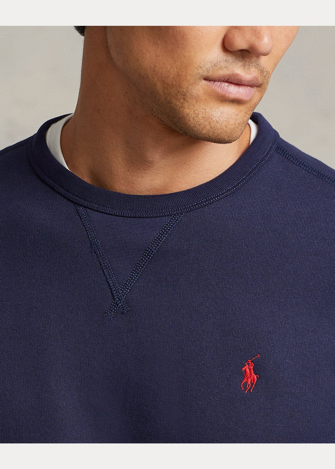 Polo Ralph Lauren Sweat RL en molleton Navy - Lothaire