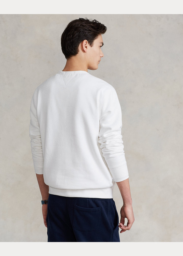 Polo Ralph Lauren Sweat RL en molleton - White - Lothaire boutiques (6948003578021)