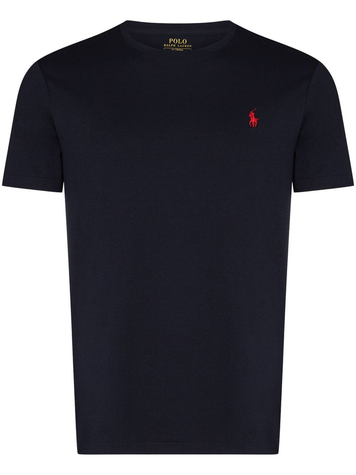 Polo Ralph Lauren - T-shirt ajusté à col rond en jersey ink - Lothaire boutiques