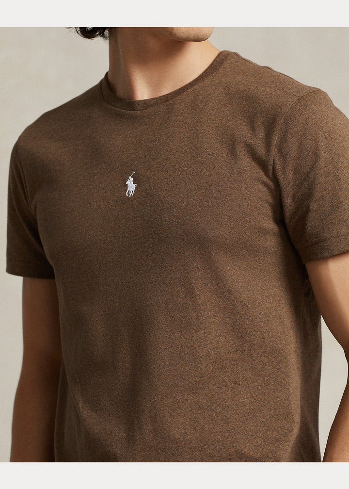 Polo Ralph Lauren - T-shirt ajusté Cedar heather à col rond en jersey - Lothaire