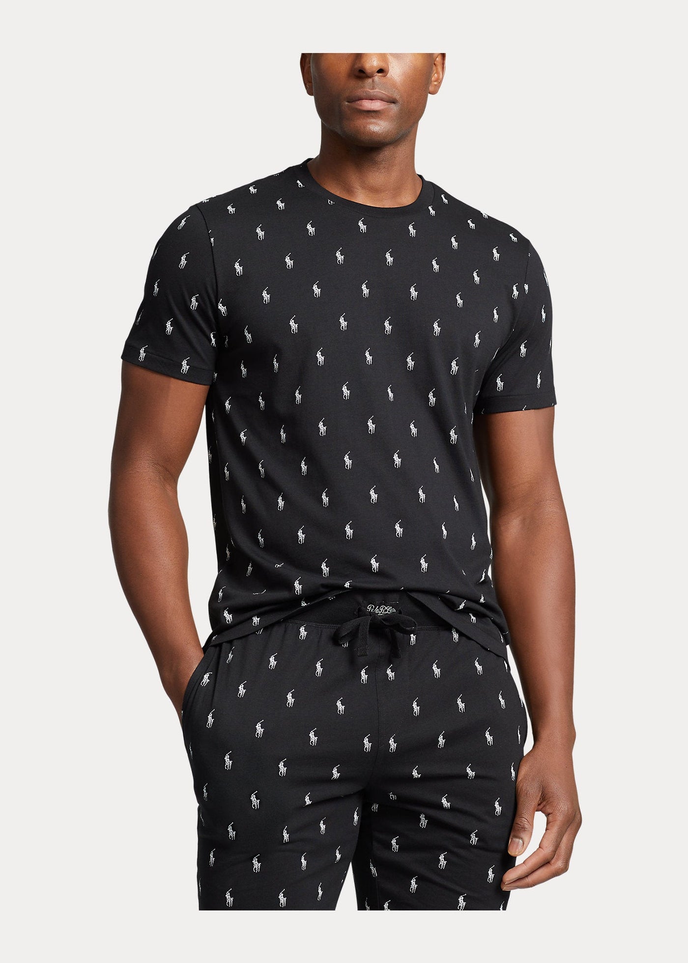 Polo Ralph Lauren T-shirt black en jersey - Lothaire