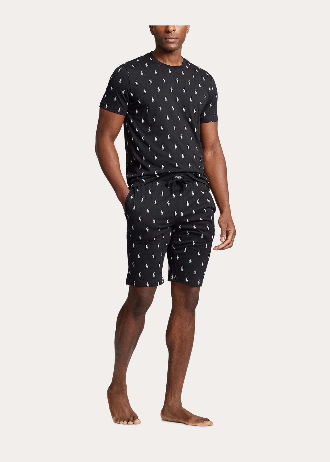Polo Ralph Lauren T-shirt black en jersey - Lothaire