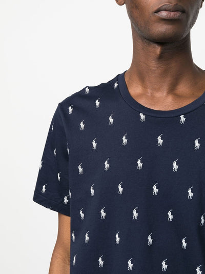Polo Ralph Lauren T-shirt bleu en jersey - Lothaire