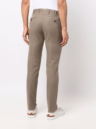 PT Torino Pantalon slim à taille mi-haute - Lothaire boutiques
