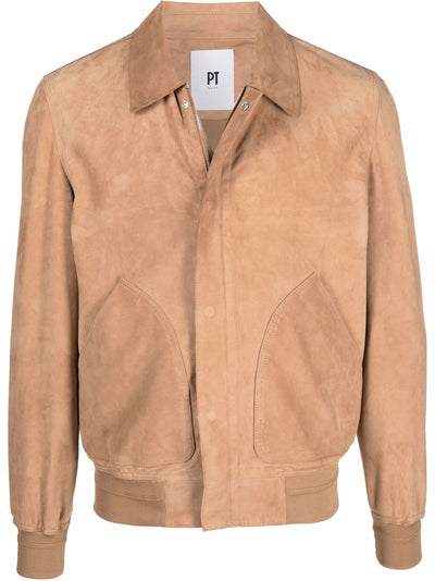 PT Torino Veste en daim à bords nervurés - Lothaire boutiques