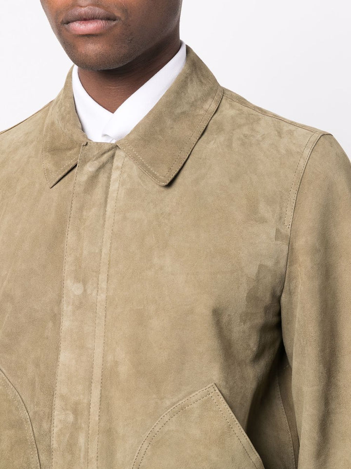 PT Torino Veste en daim à bords nervurés - Lothaire boutiques