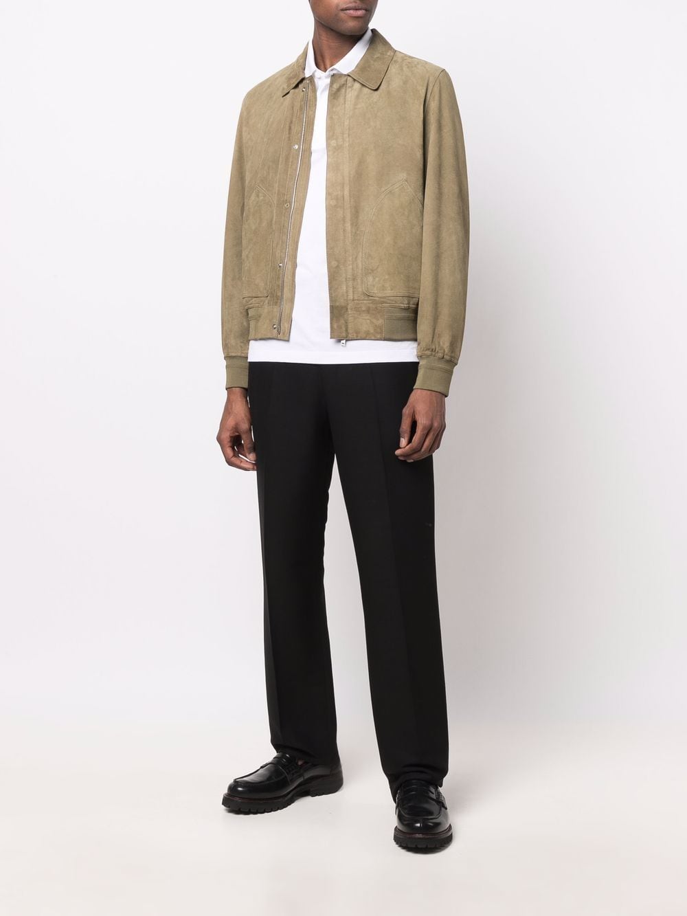 PT Torino Veste en daim à bords nervurés - Lothaire boutiques