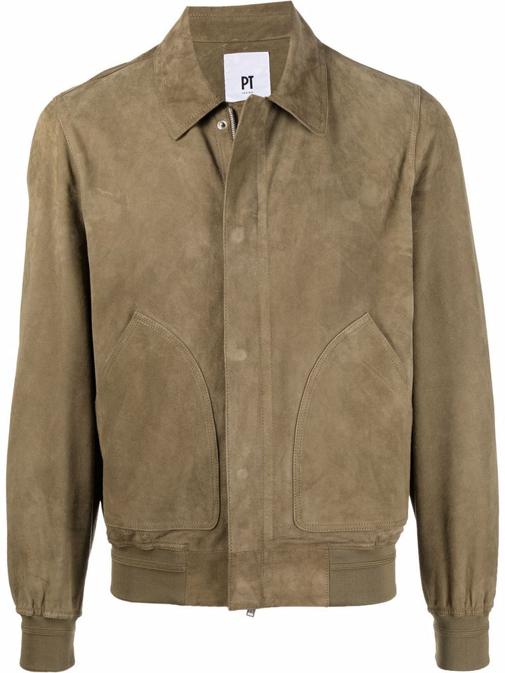 PT Torino Veste en daim à bords nervurés - Lothaire boutiques