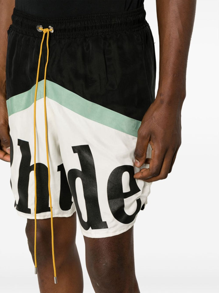 Rhude - Short à logo imprimé - Lothaire