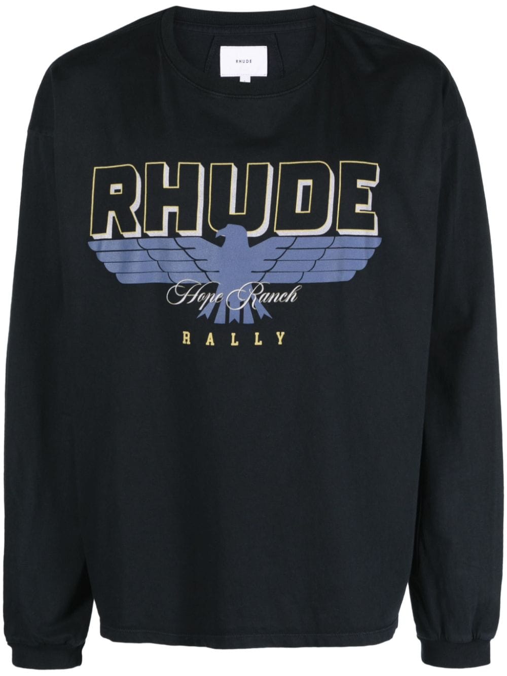 Rhude - Sweat black à logo imprimé - Lothaire