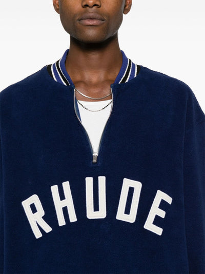 Rhude - Sweat éponge zippé à patch logo - Lothaire