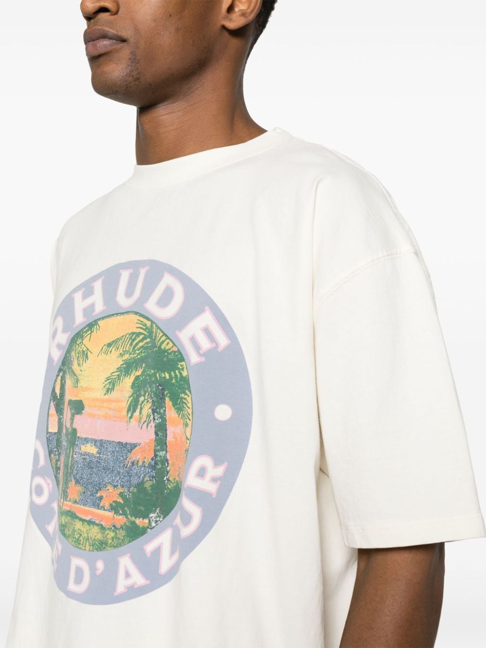 Rhude - T-shirt à imprimé Lago - Lothaire