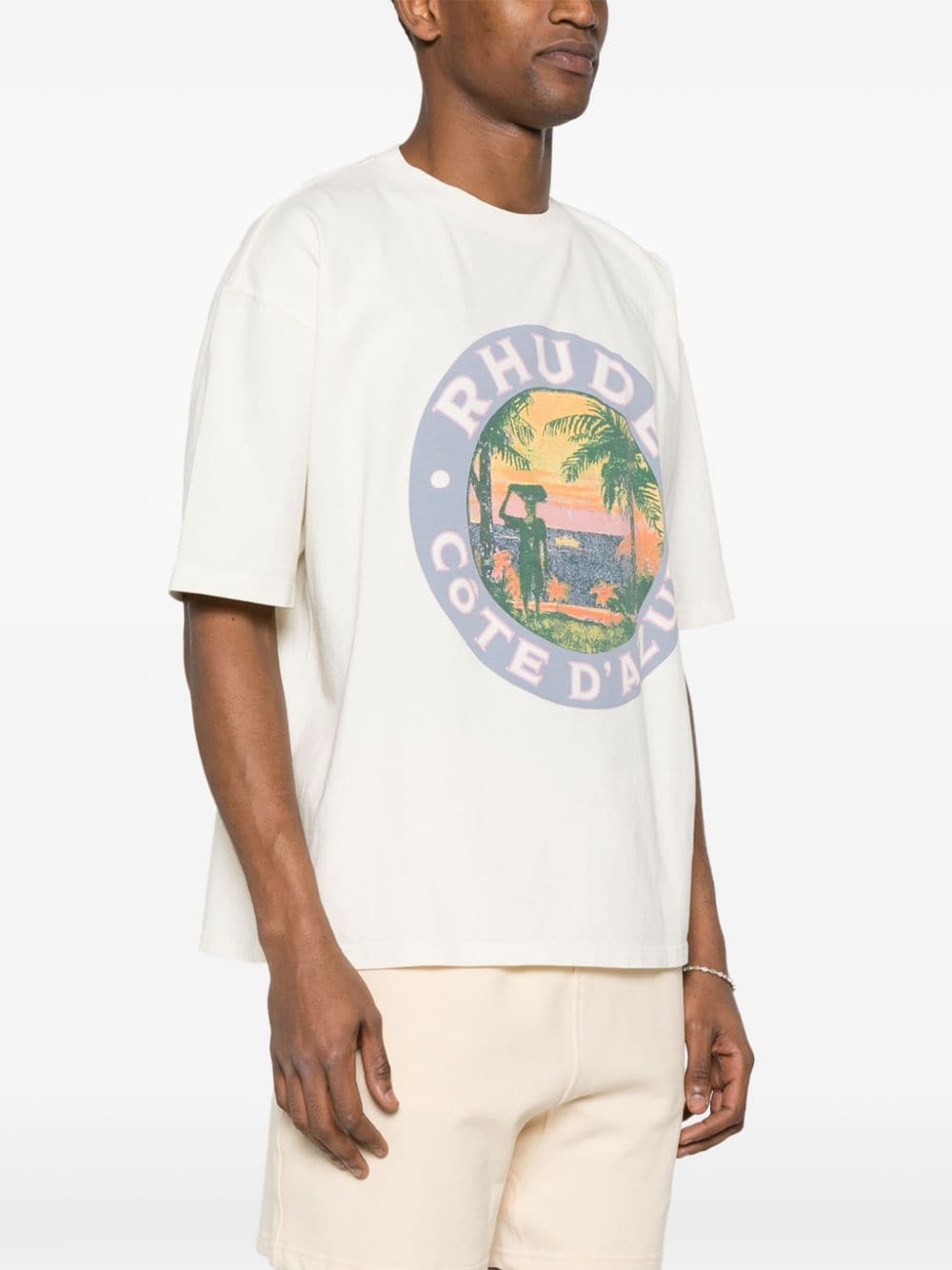 Rhude - T-shirt à imprimé Lago - Lothaire