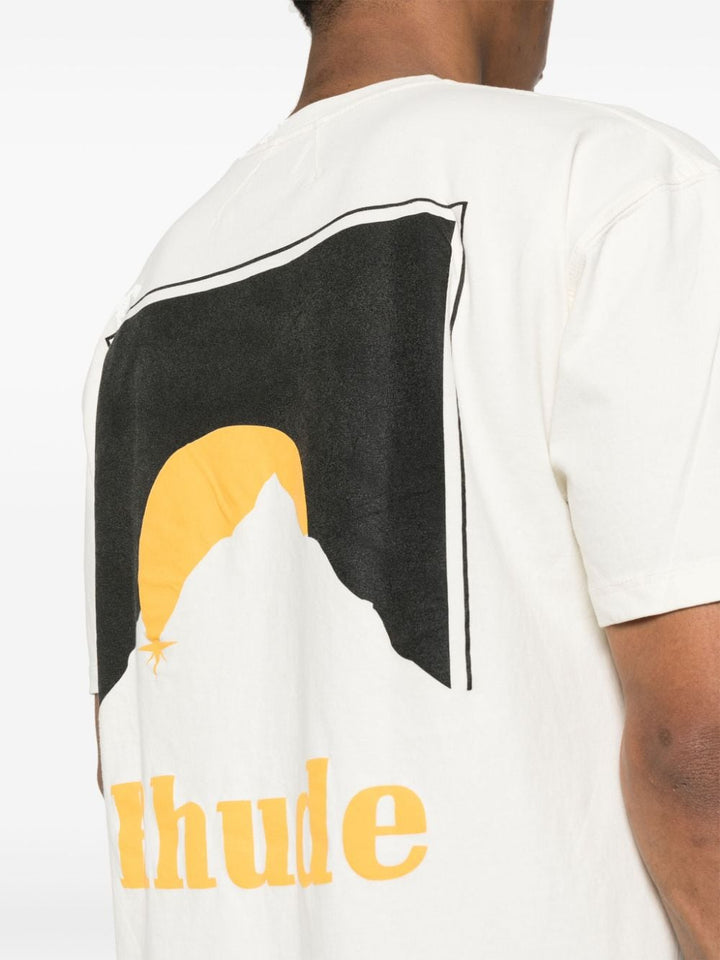 Rhude - T-shirt à imprimé Moonlight - Lothaire