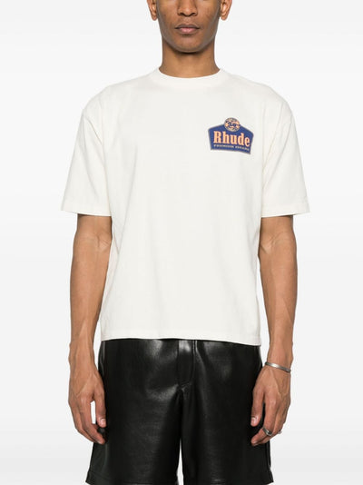 Rhude - T-shirt en coton à logo imprimé - Lothaire
