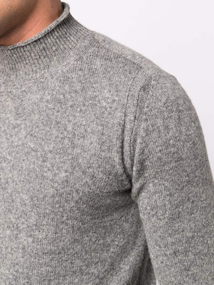 Roberto Collina - Pull à col montant Gris - Lothaire boutiques (7069809639589)