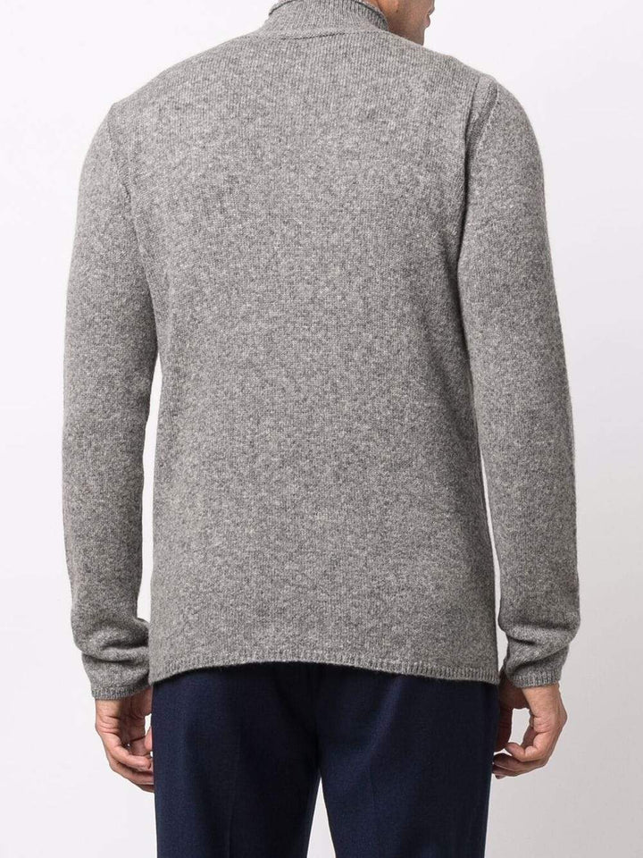Roberto Collina - Pull à col montant Gris - Lothaire boutiques (7069809639589)