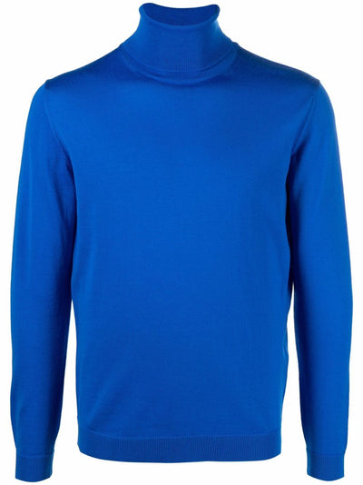 Roberto Collina Pull à col roulé Bleu - Lothaire boutiques (7087361786021)