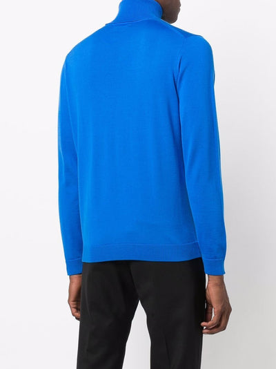 Roberto Collina Pull à col roulé Bleu - Lothaire boutiques (7087361786021)